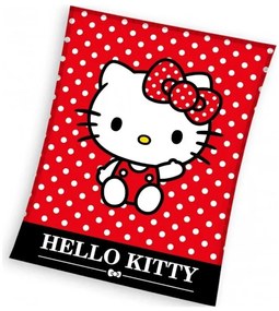 Detská deka Hello Kitty Red 150x200 cm