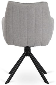 PROXIMA.store - Čalúnená otočná stolička MUMBAI FARBA: hnedá