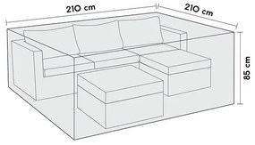 Sensum Ochranný obal na sedaciu súpravu, 210 × 210 × 85 cm