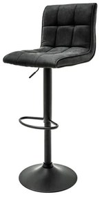 Dizajnová barová stolička Modern vintage sivá