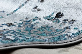 Koberec DE LUXE 2078 Ornament vintage - sivý