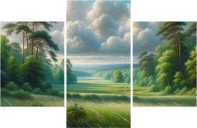 Obraz - Zelená krajina (90x60 cm)