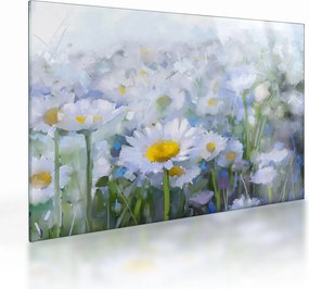Sklenený obraz - V margaréte (70x50 cm)