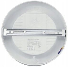 BERGE Prisadený okrúhly LED panel 12W - 1320lm - neutrálna farba