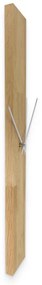 Minimalistické drevené nástenné hodiny v prírodnom  I SENTOP MAS019-OSMO-3041