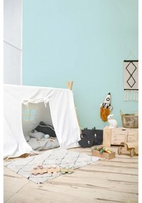 Krémový prateľný ručne tkaný bavlnený koberec 70x100 cm Mini Bereber – Lorena Canals