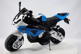 LEAN CARS ELEKTRICKÁ MOTORKA  BMW - S1000RR - MODRÁ - 2x45W - 12V7Ah - 2021