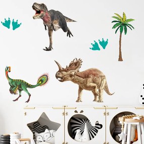 Samolepka na stenu "Dinosaury 8" 80x56cm