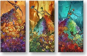 Maľovaný obraz na stenu TANEČNICE FB235E3