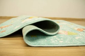 Detský koberec Sanford Kosmos tyrkysový