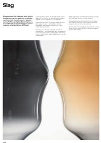 Redo 01-1845 - Luster na lanku SLAG 1xE27/42W/230V pr. 40 cm šedá