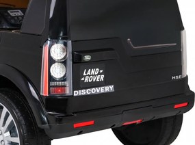 Ramiz Land Rover Discovery Elektrické auto pre deti Čierne SUV + diaľkové ovládanie