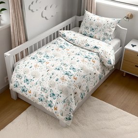 Krepové obliečky do postieľky Renforcé ELIVINE biele Rozmer obliečky: 45 x 65 cm | 90 x 140 cm