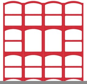 Zostava Bloc Cellier Klasik červená, kapacita fliaš: 236