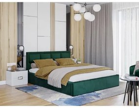 Čalúnená posteľ OTTO rozmer 140x200 cm Zelená