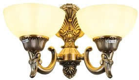 Brilagi - Nástenná lampa CLASSIC 2xE27/60W/230V mosadz BG1110