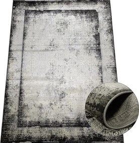 BE Koberec Deluxe 9090 GREY – sivý obdĺžnikový Rozmer: 120x180 cm