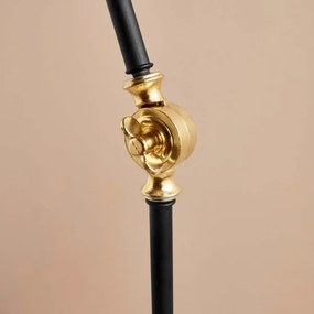 Flexibilná stojaca lampa AYD 1xE27/40W/230V čierna