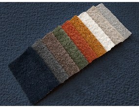 Tmavomodrá pohovka z textílie buklé 170 cm Giorgia – Bobochic Paris