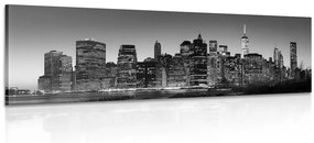 Obraz centrum New Yorku v čiernobielom prevedení Varianta: 135x45