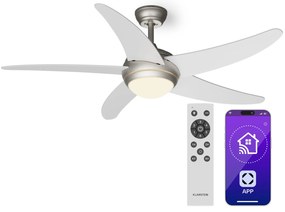 Bolero 2 v 1 Smart, stropný ventilátor, Ø 132 cm, svetlo 55 W, diaľkové ovládanie, ovládanie cez aplikáciu, 2 smery chodu