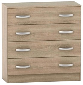 Komoda BETTY 4S, dub Sonoma