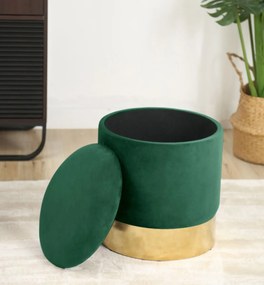 Taburet TANYA samet zelený