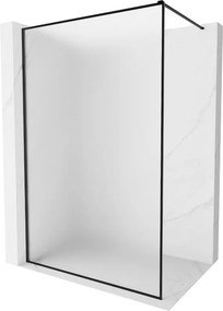 Mexen, Mexen Kioto-XF sprchová stena s rámom 90 x 202 cm, matná 10 mm, čierna - 800-090-104-70-30-X