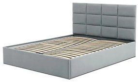 Čalúnená posteľ TORES bez matraca rozmer 140x200 cm Tyrkysová