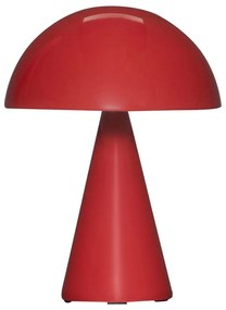 Červená LED stmievateľná stolová lampa (výška 20 cm) Mush – Hübsch