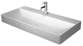 Duravit DuraSquare - Umyvadlo na desku, 800x470 mm, bez přepadu, s otvorem pro baterii, DuraCeram, bílá 2353800071