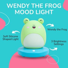 Zelené detské nočné svietidlo Fizz Wendy – SQUISHMALLOWS