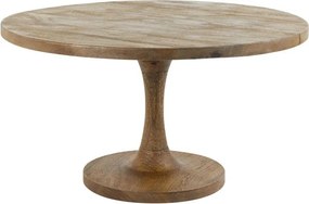 Okrúhly drevený bistro stolík Bicaba - Ø70 * 40 cm