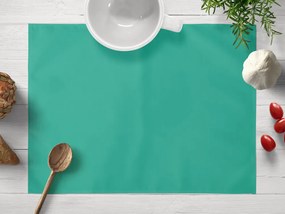 Biante Dekoračné prestieranie na stôl Rongo RG-091 Tyrkysovo zelené 30x40 cm