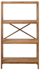 Dizajnový regál Walworth 124 cm prírodný dub