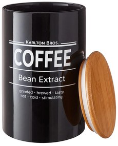 KARLTON BROS Dóza na kávu 1,1 l - čierna