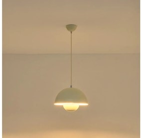Závesné svietidlo na lanku JARDEN 1xE27/15W/230V krémové