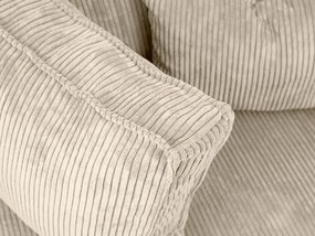 Krémová rohová pohovka SMART COSARO, obojstranná + 2 vankúšiky ZDARMA