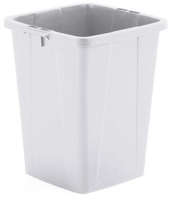 Odpadkový kôš OLIVER, 610x490x510 mm, 90 L, šedý