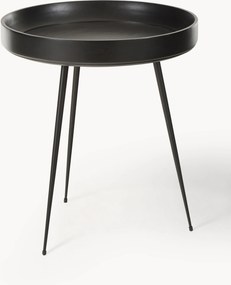 Okrúhly pomocný stolík z mangového dreva Bowl