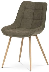 Autronic BONTEC Jedálenská stolička, šedá, látka, CT-394 GREY2 Farba: Hnedá