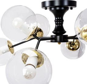 Toolight Toolight, stropné svietidlo sklenené gule 8xE27 APP1135-8C, OSW-40108