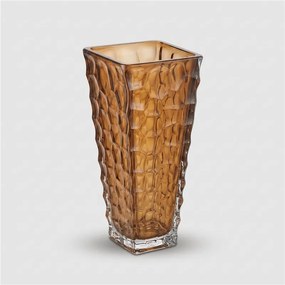 KRIŠTÁĽOVÁ VÁZA BOHEMIA MARBLE HONEY 305MM