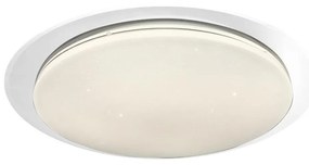 Stmievateľné LED stropné svietidlo SONIC LED/100W/230V 3000-6000K pr. 85 cm biele + diaľkový ovládač