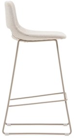 Béžová barová stolička (výška sedadla 76 cm) Zahara – Kave Home