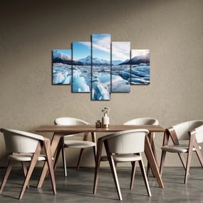 Obraz - Ľadovcové útvary (150x105 cm)