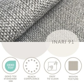 Sivá boxspring posteľ s úložným priestorom 180x200 cm Caya – Maison de Rêve