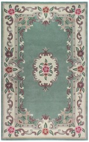 Flair Rugs koberce Ručne všívaný kusový koberec Lotus premium Green - 75x150 cm