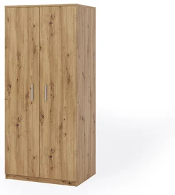 Šatníková skriňa Bonaparte SZ2D (dub artisan). Akcia -20%. Vlastná spoľahlivá doprava až k Vám domov. 1051459
