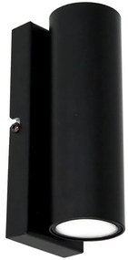 Luminex Nástenné svietidlo WALL 1xGU10/8W/230V čierna LU3122